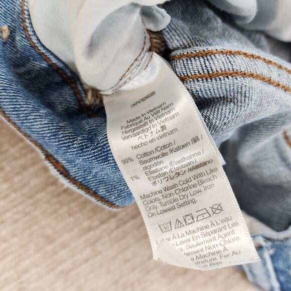 Madewell '90s Straight Jeans Women's Size 31 Blue High Rise Vintage Wash Denim - Picture 5 of 8